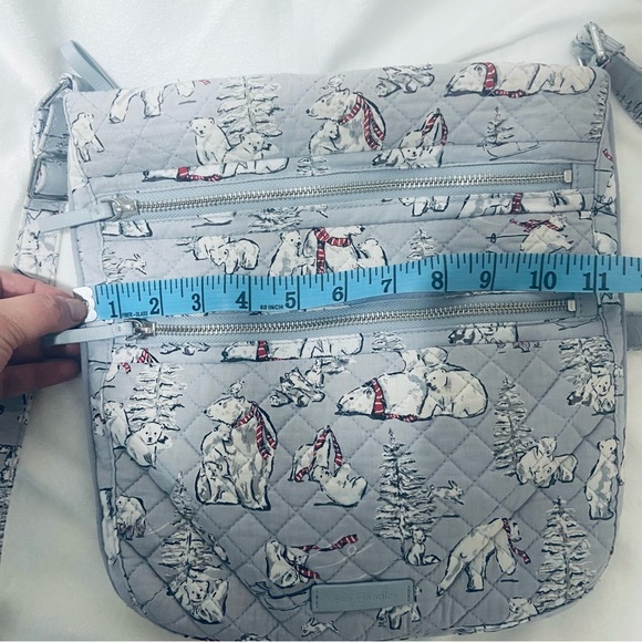 Vera Bradley Polar Bear Gray Crossbody Bag with Wallet - Picture 8 of 16